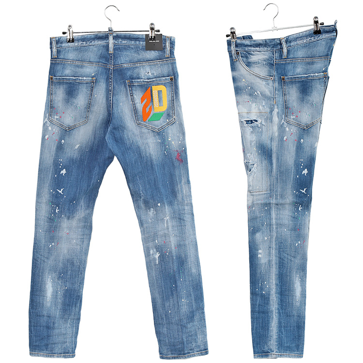 DSQUARED2 クールガイ 50 デニム ジーンズ DSQUARED2（ディースクエアード） クールガイ ジーンズ S74LB1271