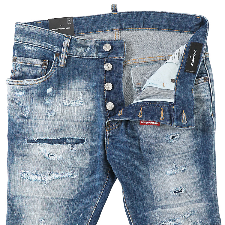 DSQUARED2（ディースクエアード） スーパーツインキー ジーンズ MEDIUM