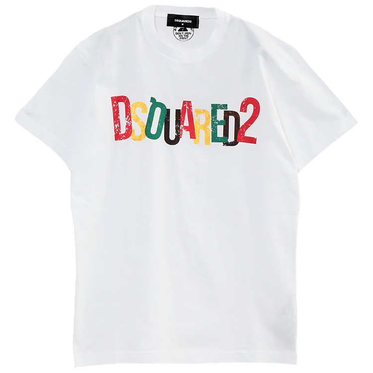 ディースクエアード DSQUARED2 Tシャツ ジャマイカン クール レギュラーフィット S71GD1249-S23009-100 ホワイト