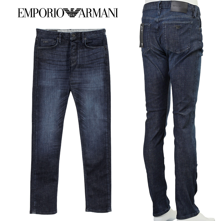 アルマーニ ジーンズ EMPORIO ARMANI ダークウォッシュ デニム SLIM