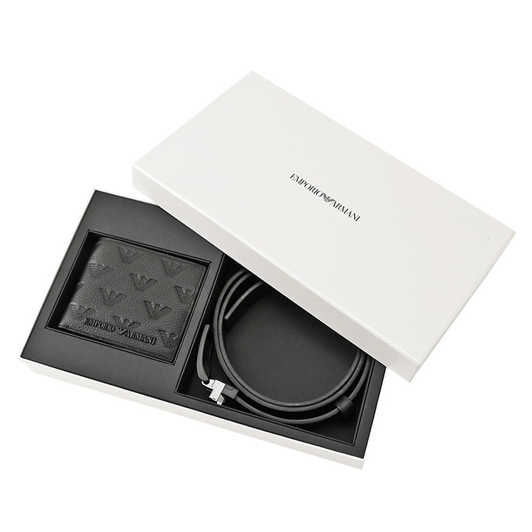 EMPORIO ARMANI アルマーニ 財布 ベルト ギフトセット Y4R538-Y142V 