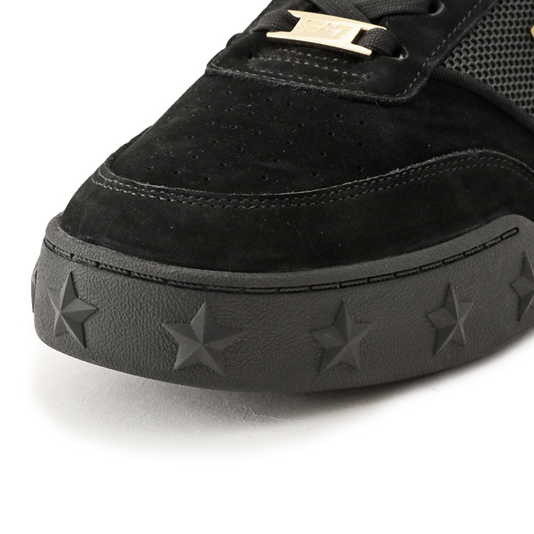 【EMPORIO ARMANI】EA7 イーグルロゴ ラバーソール スニーカー エンポリオ アルマーニ EA7】ビッグイーグル×EA7ロゴ レース