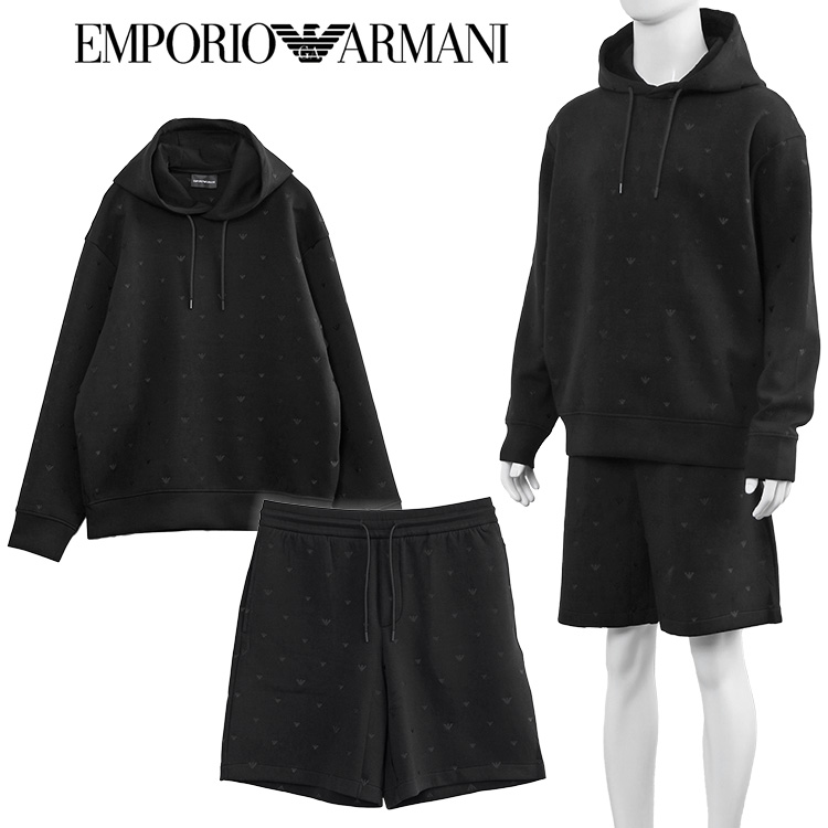 EMPORIO ARMANI エンポリオアルマーニ セットアップ パーカー ハーフ