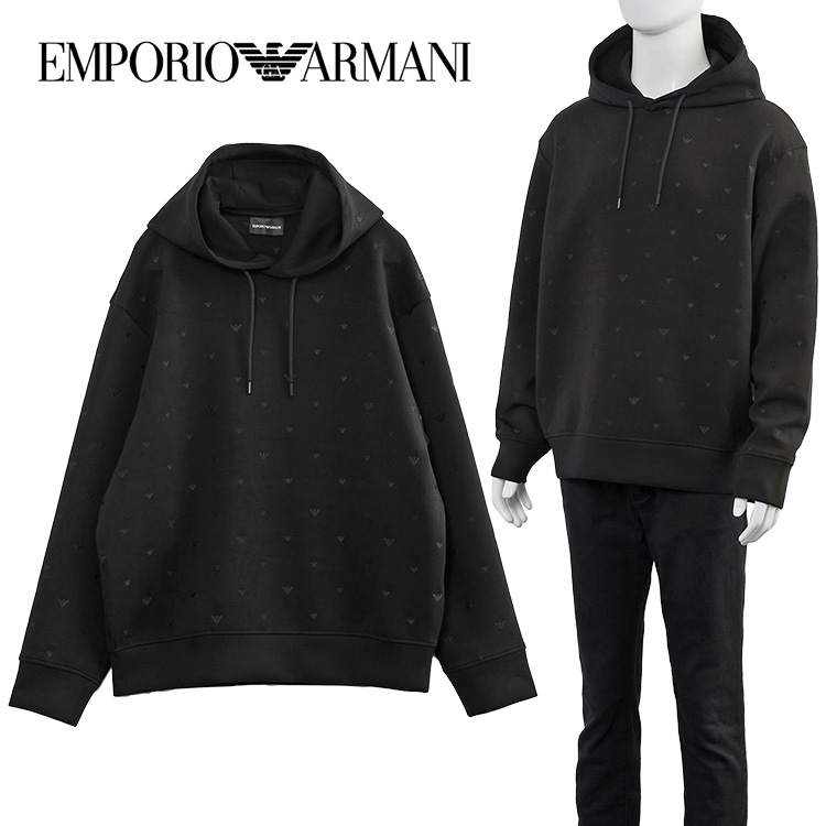 美品★EMPORIO ARMANI レザージャケット パーカー ロゴ　黒 2026年最新】Yahoo!オークション -アルマーニ レザー パーカーの中古品