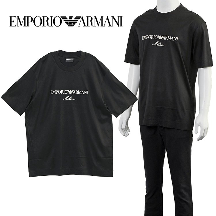 EMPORIO ARMANI - ロゴ 刺繍 半袖Tシャツ ARMANI EXCHANGE AX アルマーニ エクスチェンジ ロゴ刺繍 半袖T
