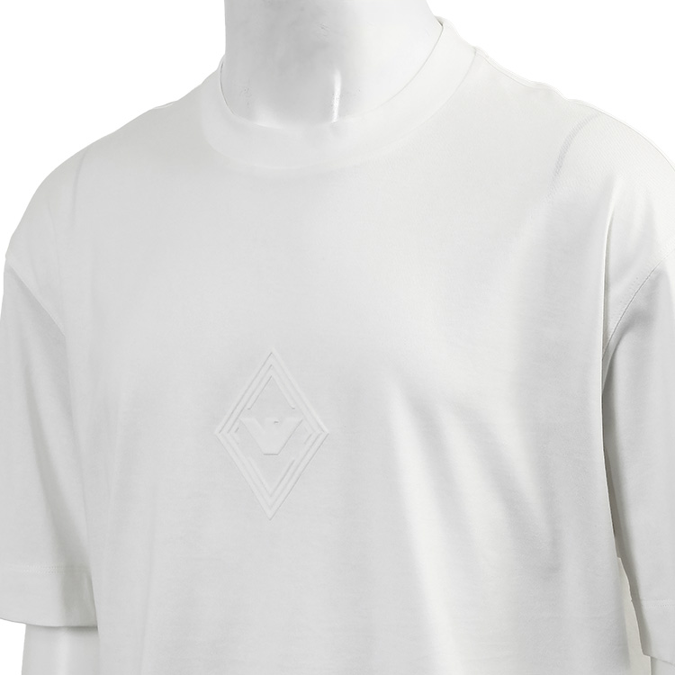 ARMANI Tシャツ 同色 エンボスロゴ EM001040-AF13669-U0003 EMPORIO ARMANI アルマーニ Tシャツ 同色 エンボスロゴ EM001040