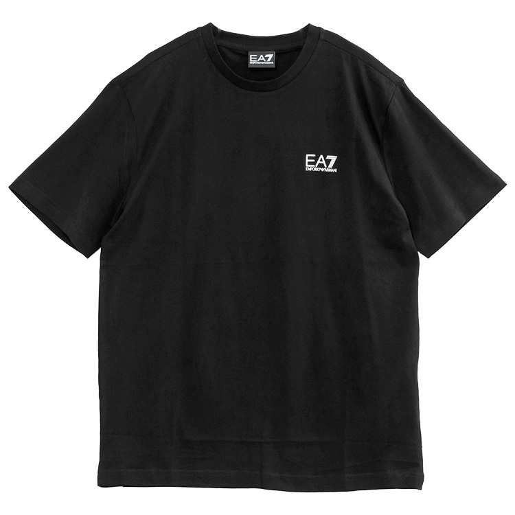EA7 Tシャツ バックプリント 縦ロゴ 7M000567-AF10375-MC001 EA7 Tシャツ Logo Series バックプリント 縦ロゴ ブラック