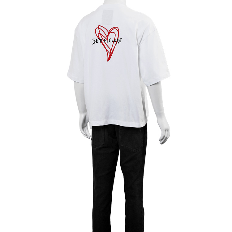 EA7 アルマーニ ハート セッテクオーレ Tシャツ ユニセックス