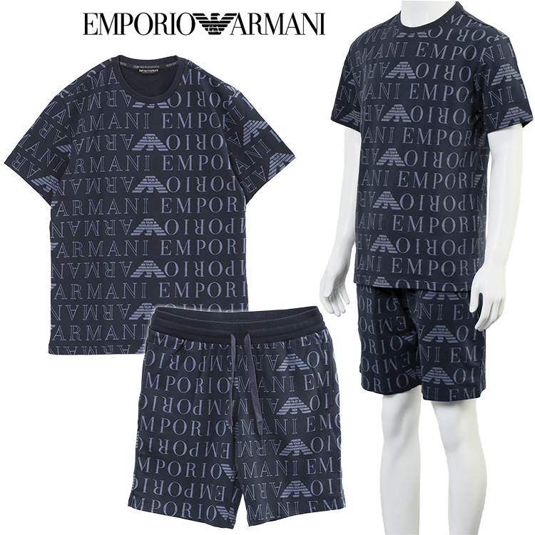 アルマーニ セットアップ EMPORIO ARMANI Tシャツ × ハーフパンツ
