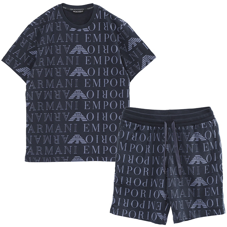 アルマーニ セットアップ EMPORIO ARMANI Tシャツ × ハーフパンツ