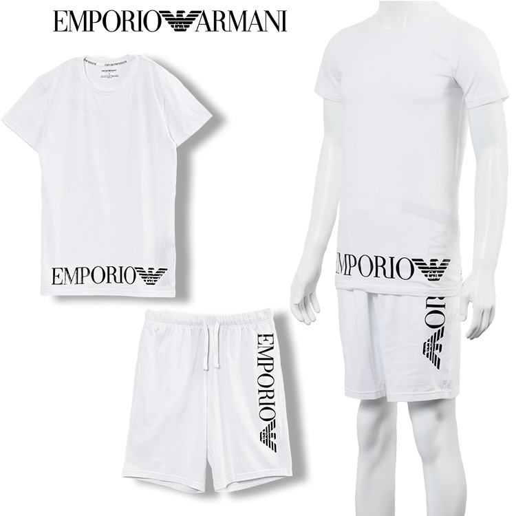 アルマーニ セットアップ EMPORIO ARMANI Tシャツ × スウェット ハーフ