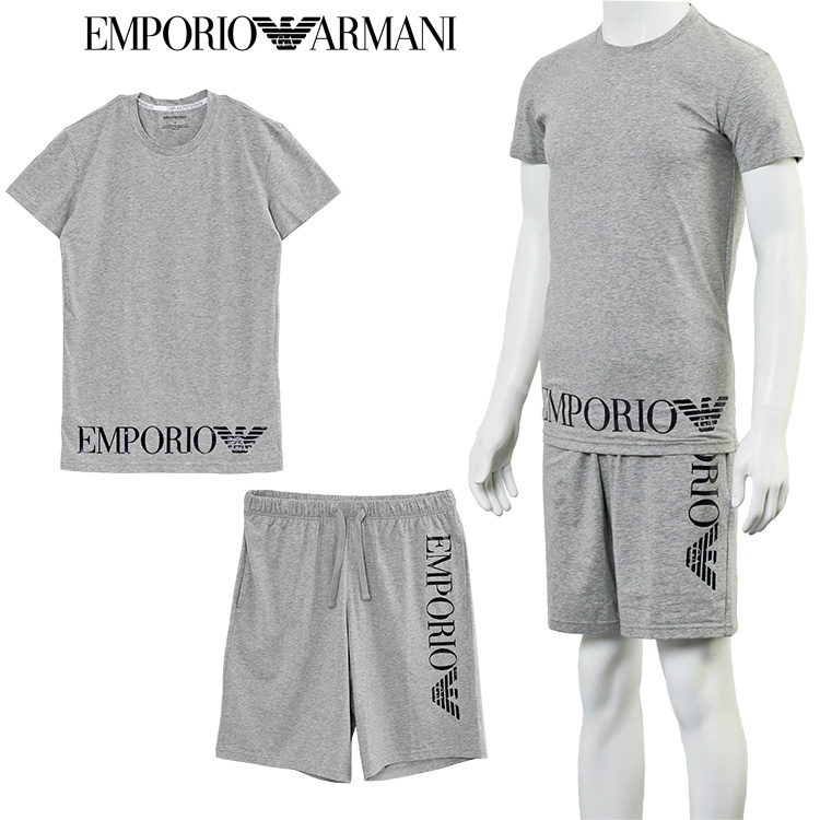 アルマーニ セットアップ EMPORIO ARMANI Tシャツ × スウェット ハーフ