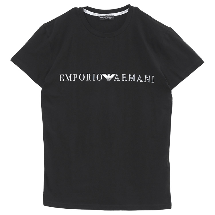 アルマーニ Tシャツ EMPORIO ARMANI オーガニックコットン製 フロント