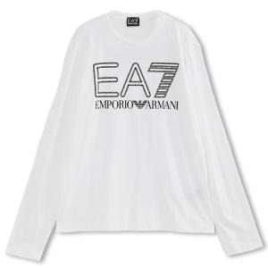 アルマーニ EMPORIO ARMANI EA7 ロンT 長袖 Tシャツ オーバーサイズロゴ 6RP...