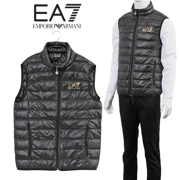 エンポリオアルマーニ EMPORIO ARMANI EA7 ダウンベスト ライトダウン 