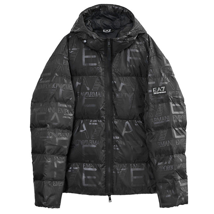 EA7 EMPORIO ARMANI 総柄 パデッドジャケット 7M000697-AF15969-UC001