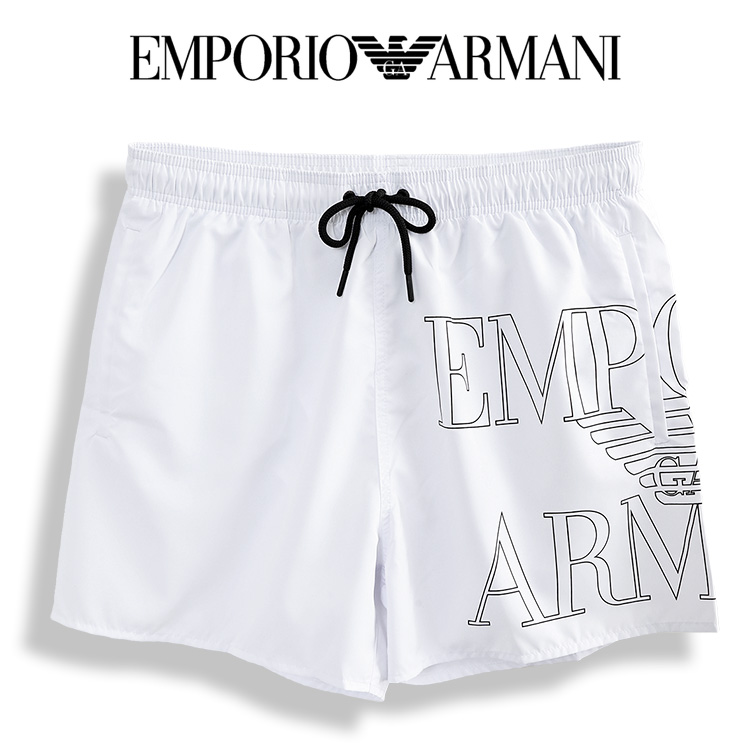 【EMPORIO ARMANI】 ロゴ レース ショーツ ‐3色 *送料込 EMPORIO ARMANI アルマーニ メンズ 水着 インナー付 スイミング
