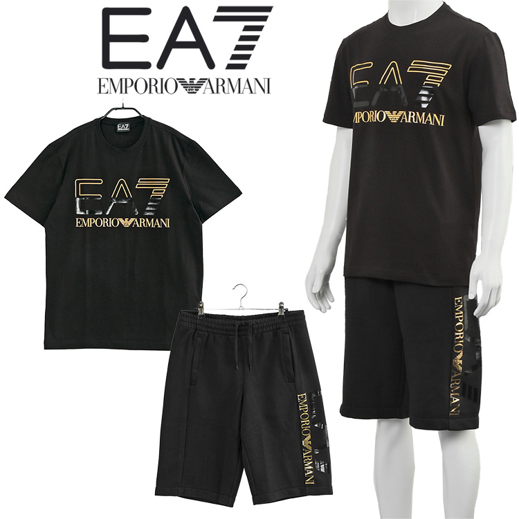 EA7 エンポリオ アルマーニ セットアップ Tシャツ × スウェット ハーフ