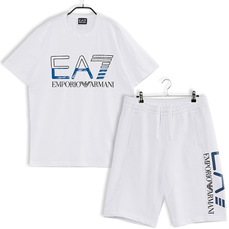 EA7 エンポリオ アルマーニ セットアップ Tシャツ × スウェット ハーフ 