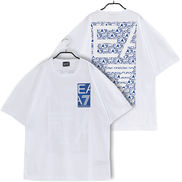 エンポリオ アルマーニ EMPORIO ARMANI EA7 Tシャツ Graphic Series レギュラープラスフィット 3RPT54-PJ7CZ-1100 ホワイト｜importbrand-jp｜02