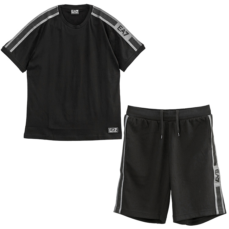 EMPORIO ARMANI★半袖シャツ＆ショートパンツセット 半袖 ハーフパンツ 上下セット（ARMANI／メンズファッション