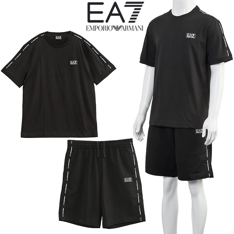 EA7 アルマーニ セットアップ Logo Series Tシャツ × スウェット