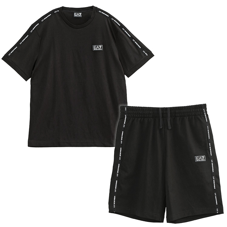 EA7 アルマーニ セットアップ Logo Series Tシャツ × スウェット