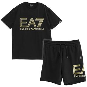 アルマーニ EA7 EMPORIO ARMANI セットアップ Tシャツ スウェット ハーフパンツ ...
