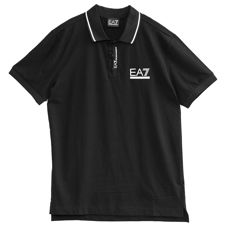 アルマーニ EA7 EMPORIO ARMANI ポロシャツ Tシャツ素材 3DPF17-PJ03Z-1200 ブラック｜importbrand-jp｜02