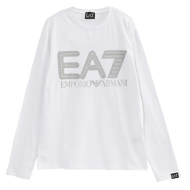 アルマーニ EA7 EMPORIO ARMANI ロンT 長袖 Tシャツ スプレーロゴ 3DPT38...