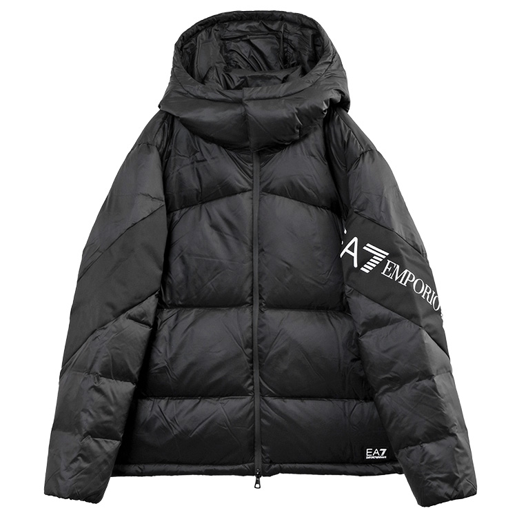 EA7 アルマーニ ダウン EMPORIO ARMANI ダウンジャケット 脱着フード