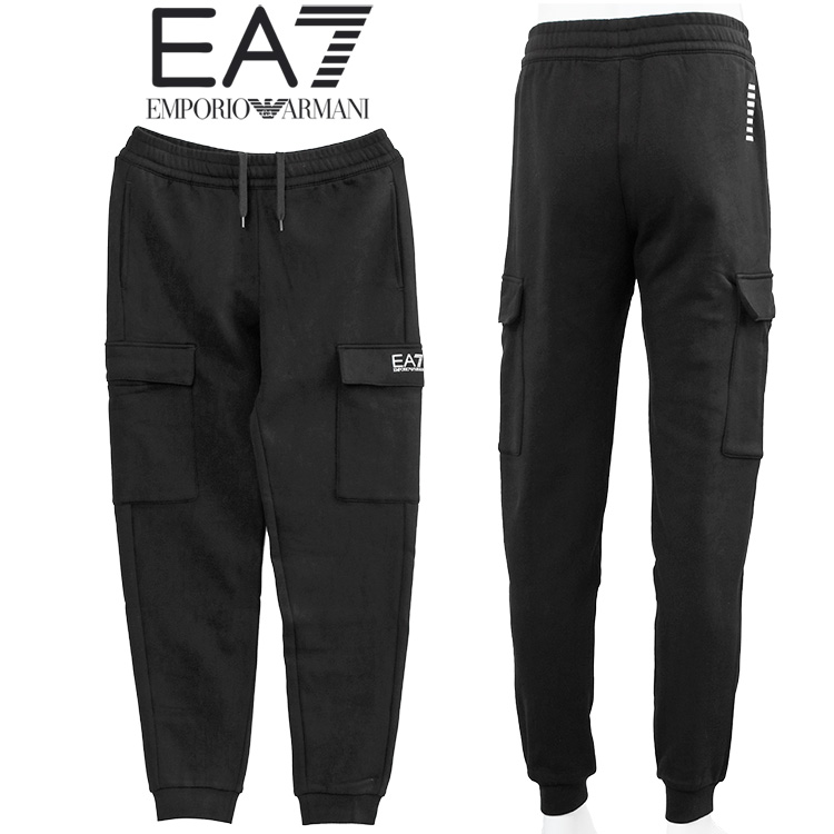 EA7 EMPORIO ARMANI 裏起毛 スウェット カーゴ パンツ 8NPP68-PJVTZ 