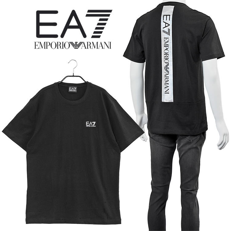 エンポリオアルマーニ EMPORIO ARMANI EA7 バックプリント Tシャツ ホログラム 3LPT32-PJ02Z-1200