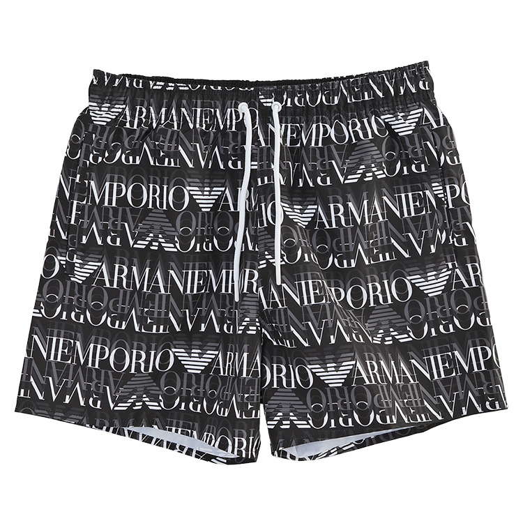 アルマーニ メンズ 水着 EMPORIO ARMANI インナー付 スイミングパンツ オールオーバーロゴ EM000583-AF12338-FC038_1