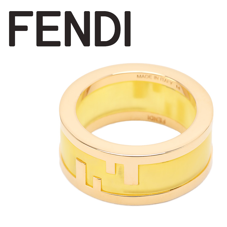 FENDI フェンディ FFロゴ リング ゴールド 7AJ567-F1N-F16GC イエロー