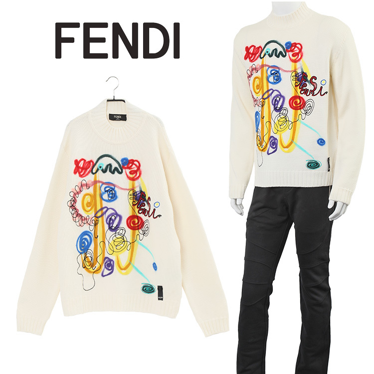 フェンディ FENDI ニット セーター タートルネック FZY467-AH38-F0RQ0