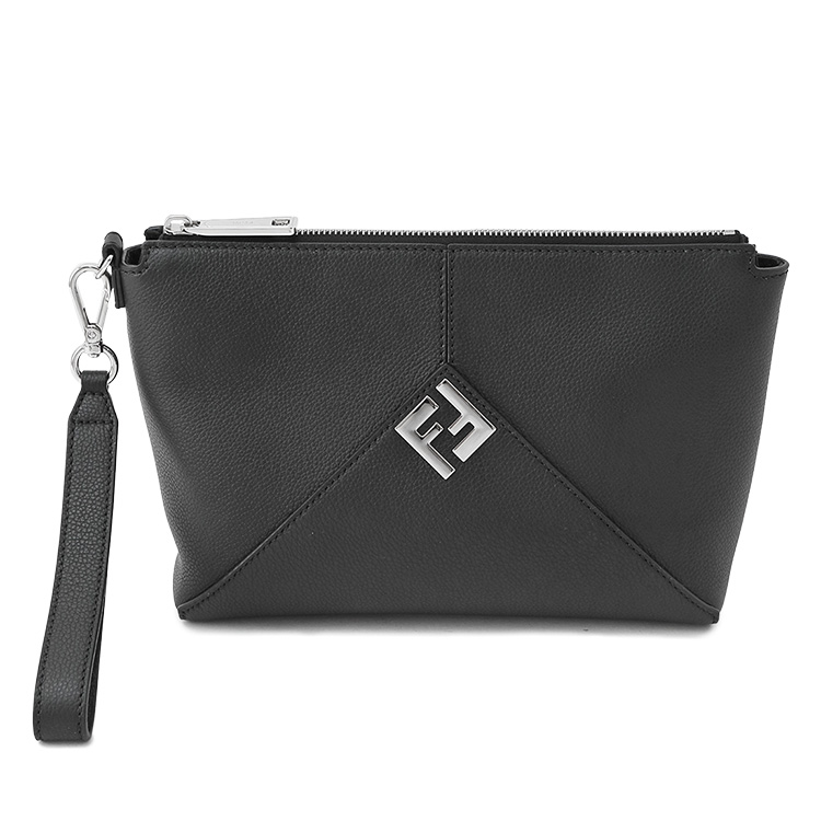 フェンディ FENDI Lui ロゴプレート クラッチバッグ 7VA679-ASIH-F0GXNの画像