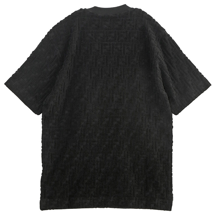 FENDI（フェンディ） 総柄 パイル Tシャツ FENDI ZUCCA SPONGE FY0936