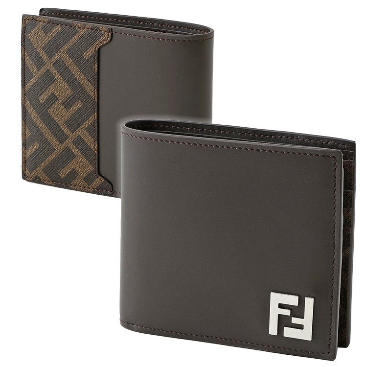FENDI（フェンディ） FFスクエア 二つ折り財布 7M0356-AFF2-F1Q1C