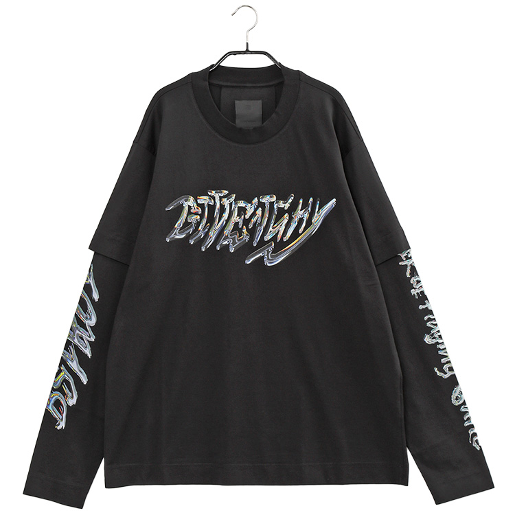 GIVENCHY × BSTROY コラボ ダブルレイヤーTシャツ BM71G53Y9J-001
