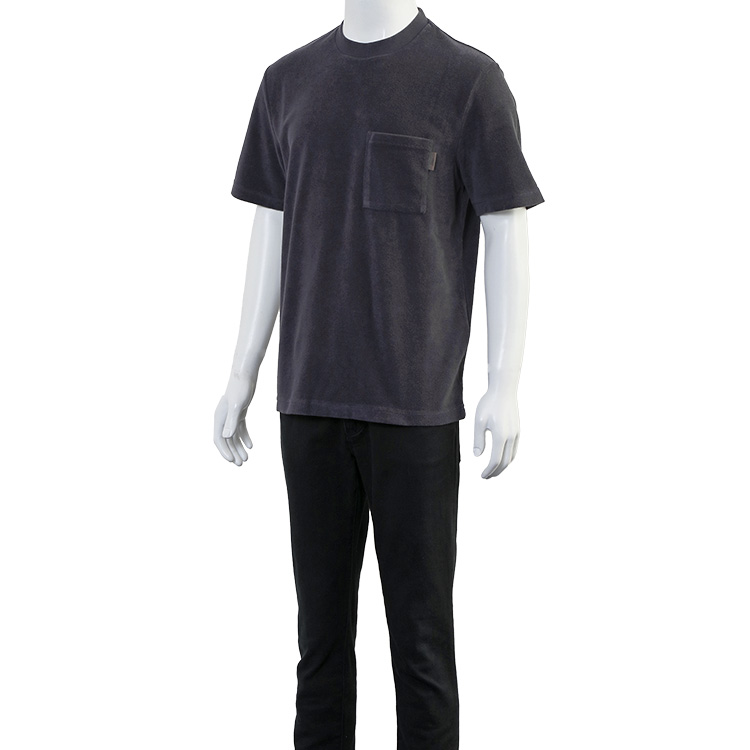 HERNO スポンジ Tシャツ JG000226U-50081-9200_NAVY HERNO ヘルノ Tシャツ JG000226U 50081 メンズ スポンジ