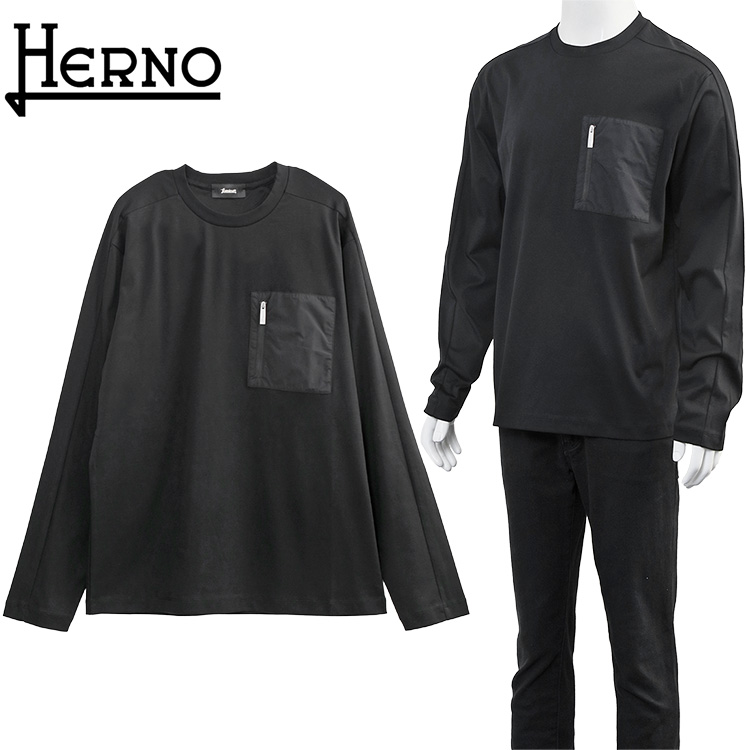 HERNO（ヘルノ） HERNO Laminar ロンT マーセライズドジャージー&2 
