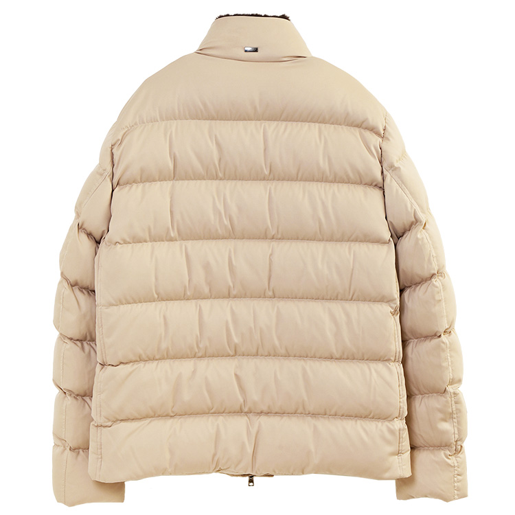 【未使用級】定価158,900円 HERNO ボアブルゾン エコファー ダウン HERNO（ヘルノ） ダウン ダウンジャケット ファーコート ブルゾン