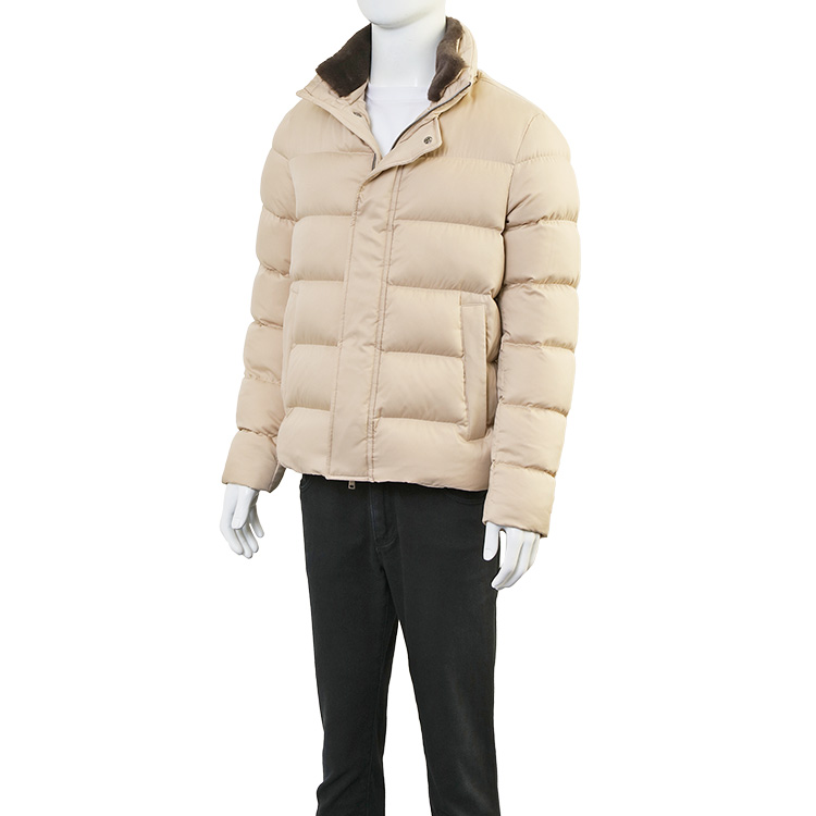 【未使用級】定価158,900円 HERNO ボアブルゾン エコファー ダウン HERNO（ヘルノ） ポーラテック エコファー ダウンジャケット ARENDELLE