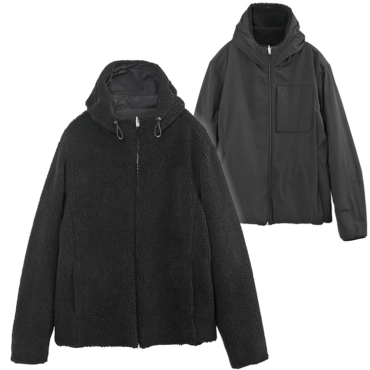 HERNO（ヘルノ） リバーシブル ボア パーカー GI000555U-12763-9300