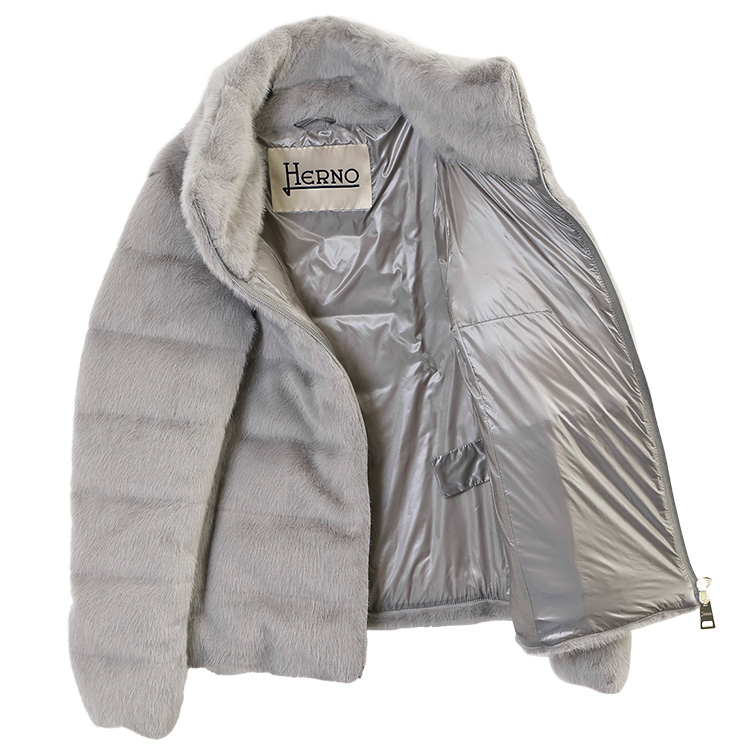 HERNO（ヘルノ） ダウン レディース ヌートリアライクファー