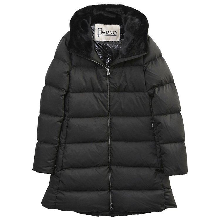 ★Herno ダウンジャケット フード付き 極美品★ HERNO（ヘルノ） ダウンジャケット PI001949D 12414Z レディース