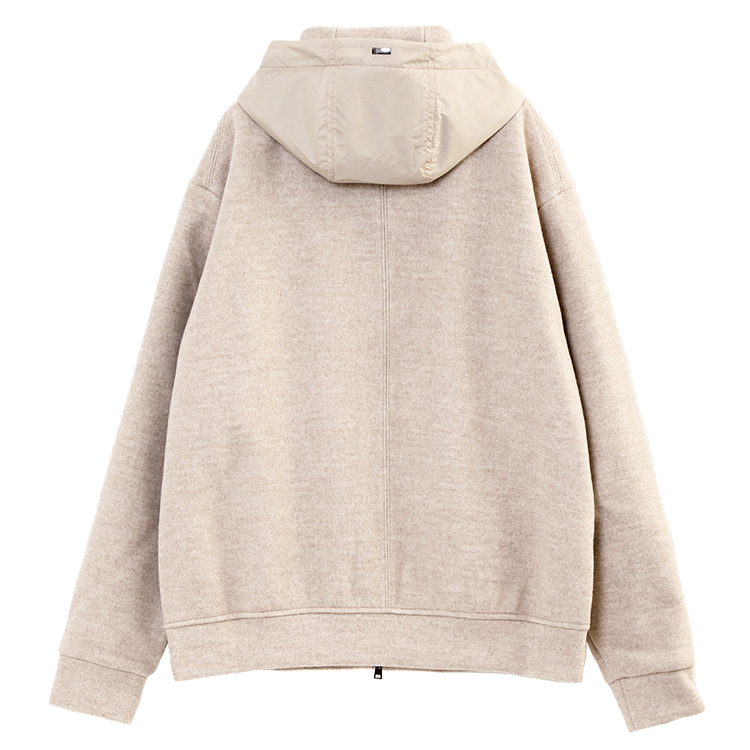 HERNO ストロングウール パーカー BOXY FIT JC000045U50077-1985 HERNO ストロングウール パーカー ナイロンフード ボクシー