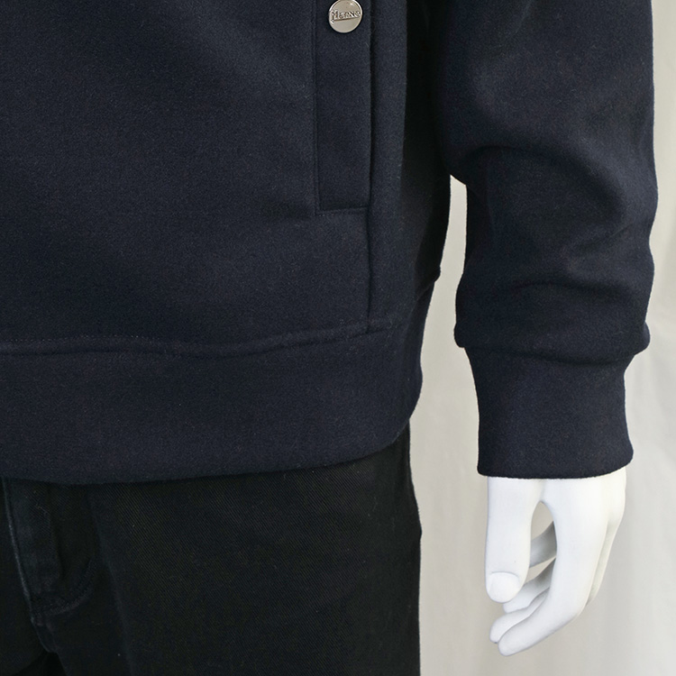 HERNO ストロングウール パーカー ナイロンフード ボクシー