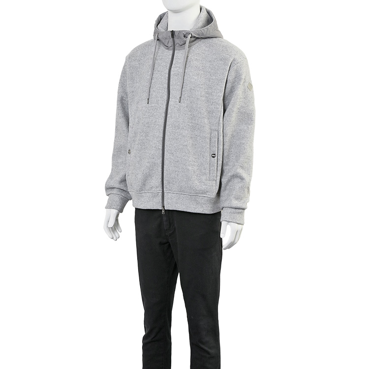 HERNO ストロングウール パーカー JC000045U-50077-9406 GRIGIO HERNO ストロングウール パーカー ナイロンフード ボクシー